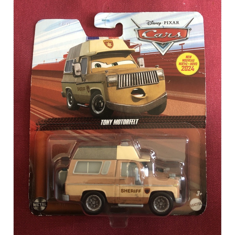 Disney Pixar Cars Tony Motorfelt Sheriff Hollismobile Campster Diecast HTX96
